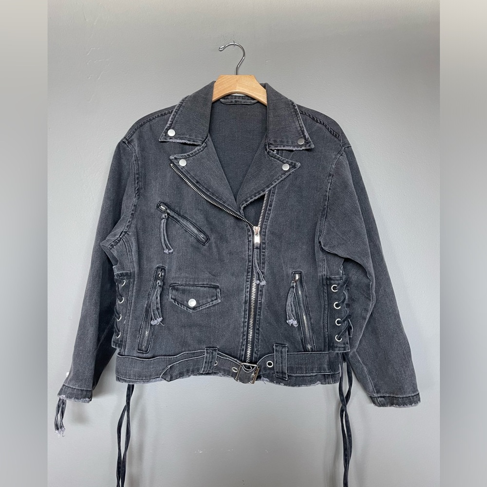 Mod Ref Women's Black Denim Jacket - image 1